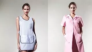 المربية تمارس الجنس مع صاحب عملها بينما ذهبت زوجته إلى فلم سكسي فرانسي المتجر.